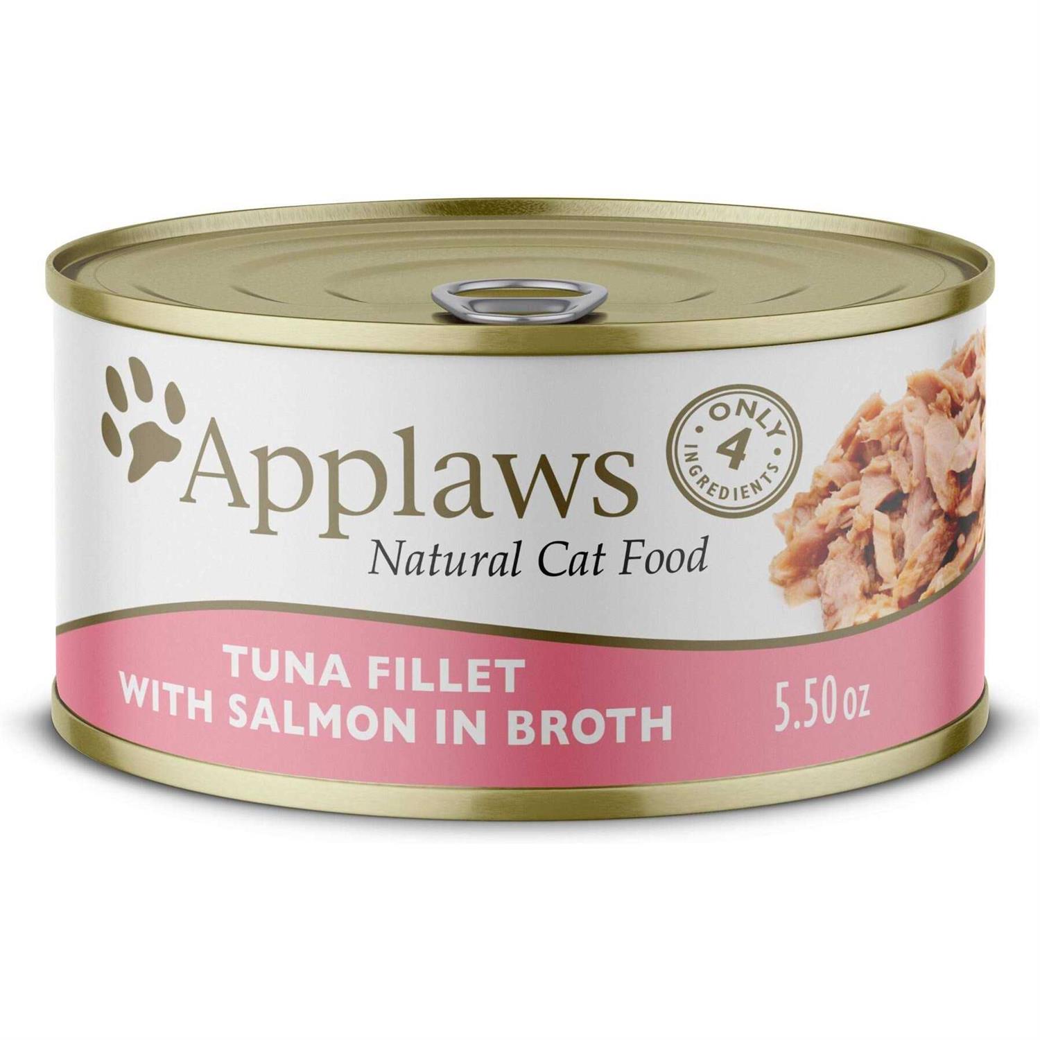 Applaws Limited Ingredient Tuna & Salmon in Broth Canned Wet Cat Food - Pet Supplies online store