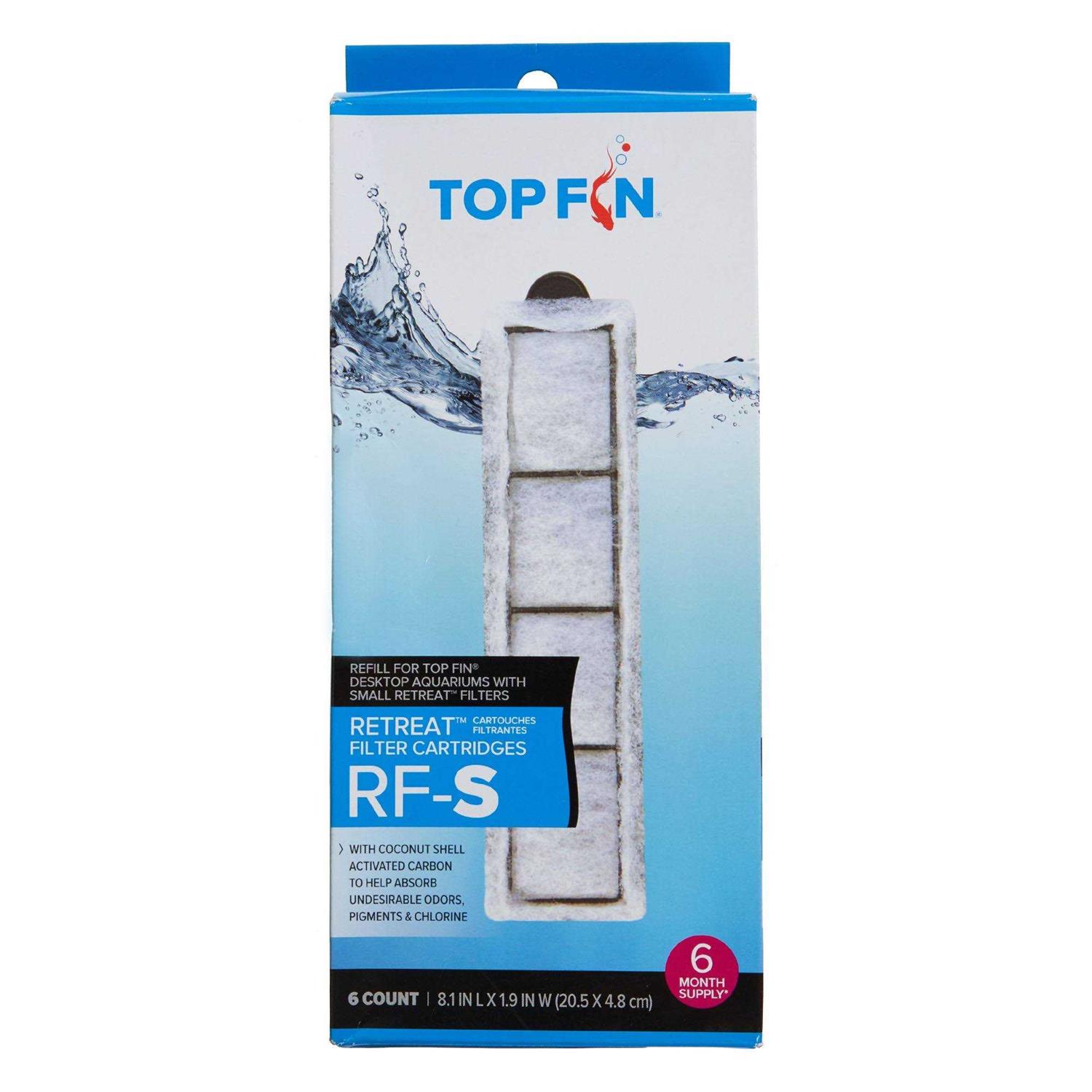 Top Fin Retreat Rf-S Filter Cartridges Refill - Pet Supplies online store