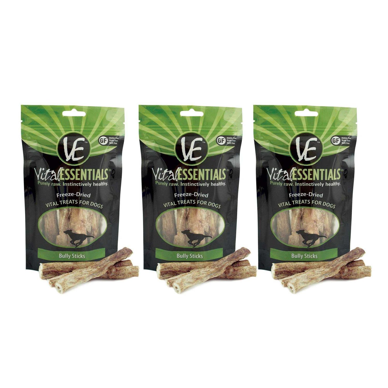 Vital Essentials Bully Sticks Freeze-Dried Dog Treats - Pet Supplies online store