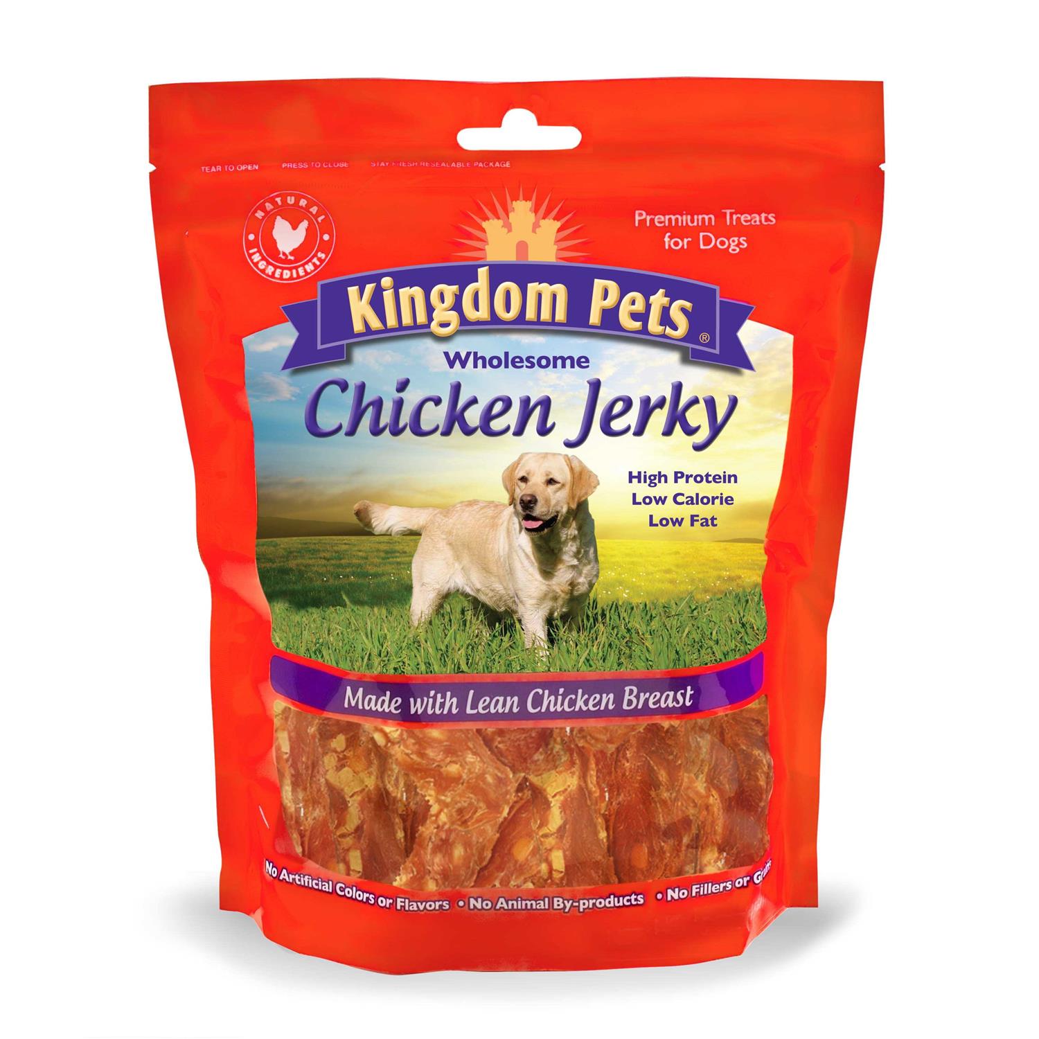 Kingdom Pets Filler Free Chicken Breast Jerky - Pet Supplies online store