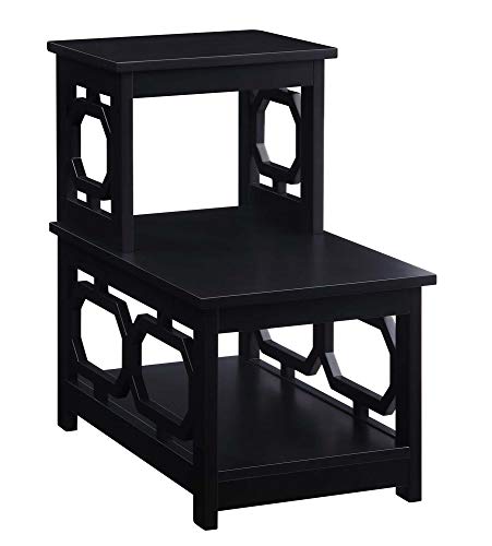 Convenience Concepts Omega 2 Step Chairside End Table, Espresso