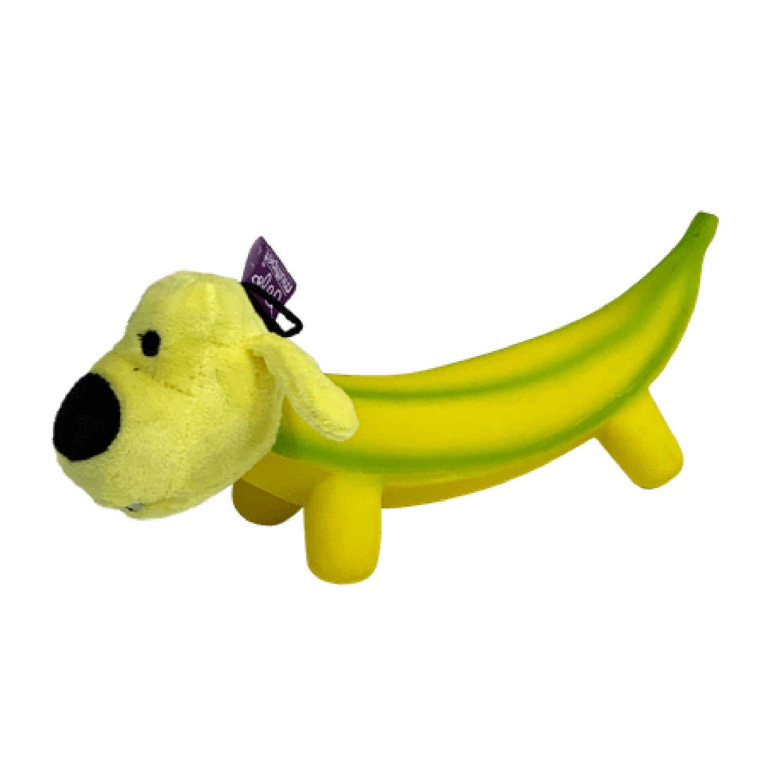 Multipet Smiling Dog Loofa Pals Latex Plush Dog Toy - Pet Supplies online store