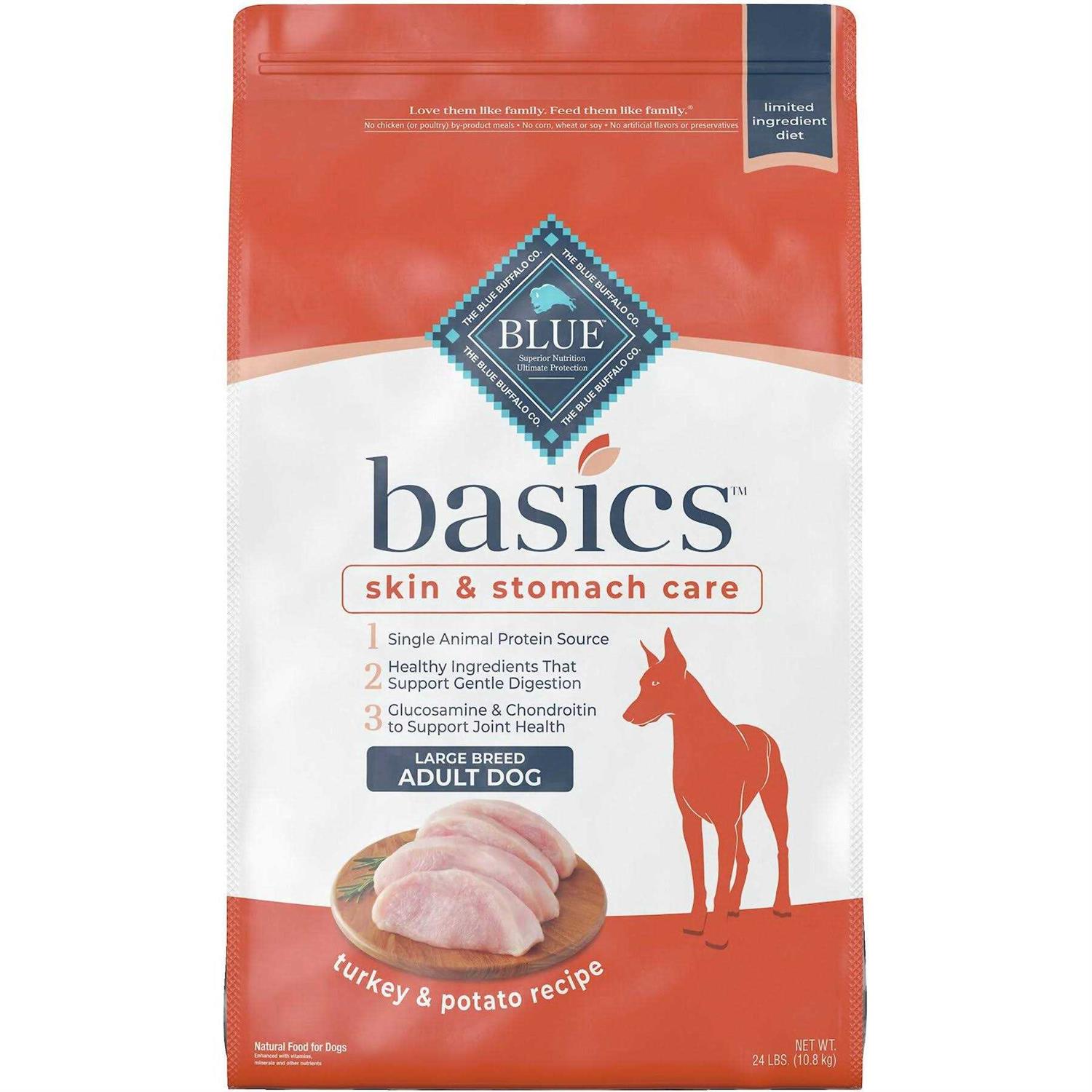 Blue Buffalo Basics Turkey & Potato Large Breed Dry Dog Food - Pet Supplies online store