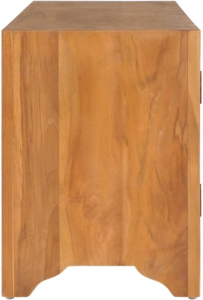 SKM TV Unit 115x30x40 cm Solid Teak Wood (Weight-52KG)