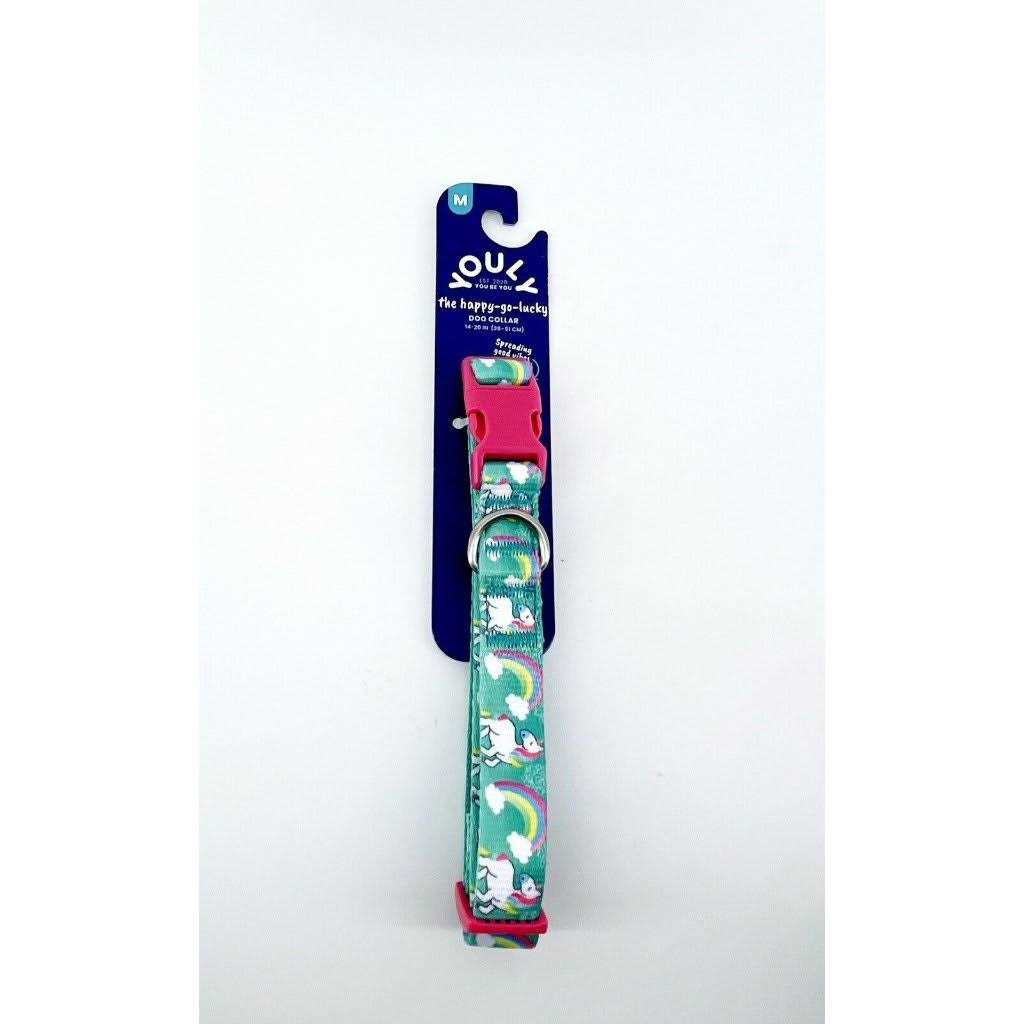 Youly The Happy-Go-Lucky Rainbows and Unicorns Dog Collar - Pet Supplies online store