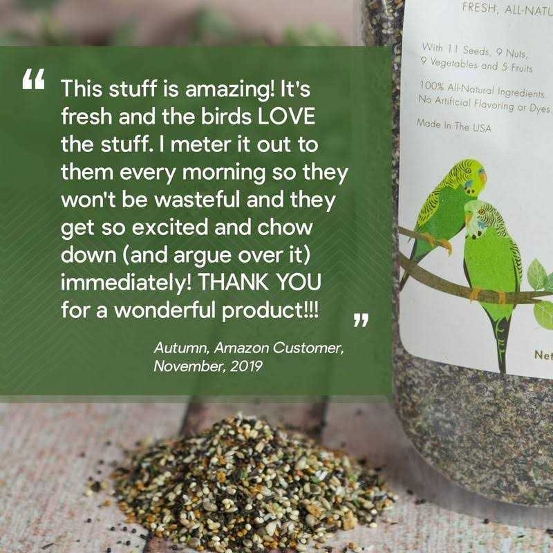 Dr. Harvey's Our Best Parakeet Bird Food - Pet Supplies online store