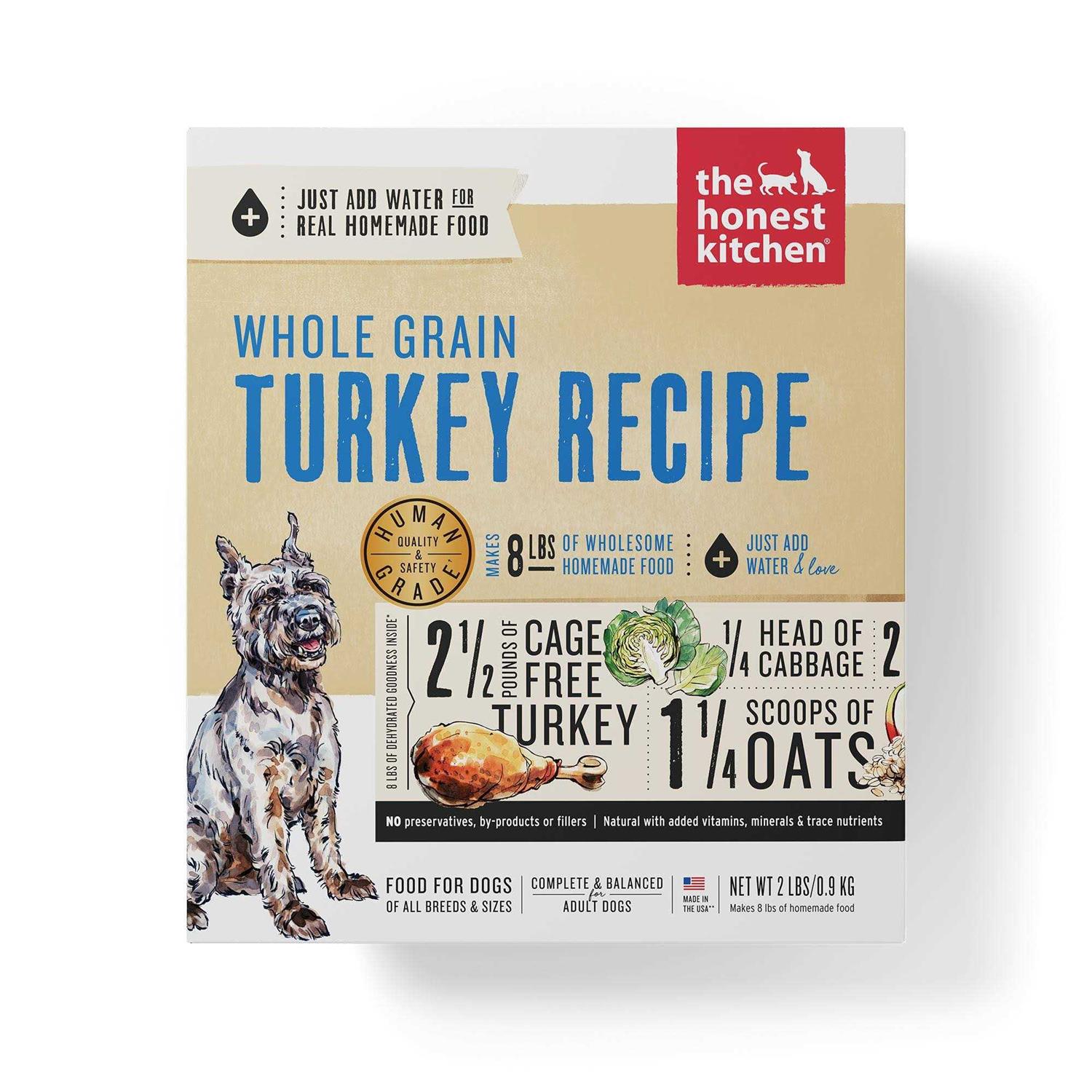 The Honest Kitchen Dehydrated Whole Grain Dog Food Turkey - Pet Supplies online store