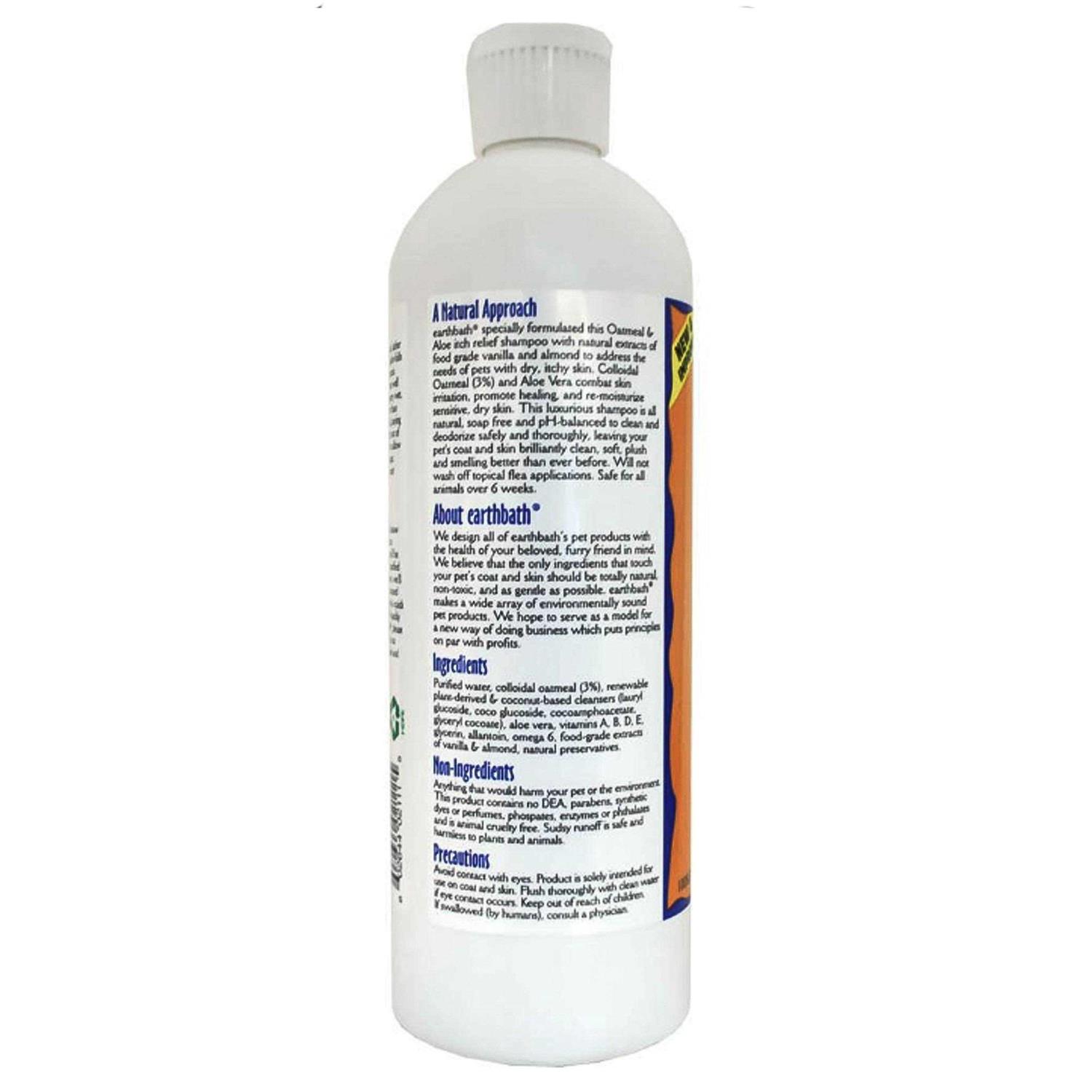 Earthbath Oatmeal Aloe Shampoo - Pet Supplies online store