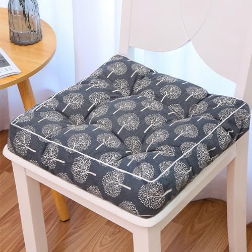 Chair Office Cushion Classroom Stool Student Butt Pad Chair Cushion Floor Butt Pad Squares Cotton and Linen Cushion Squares Chair Cushion