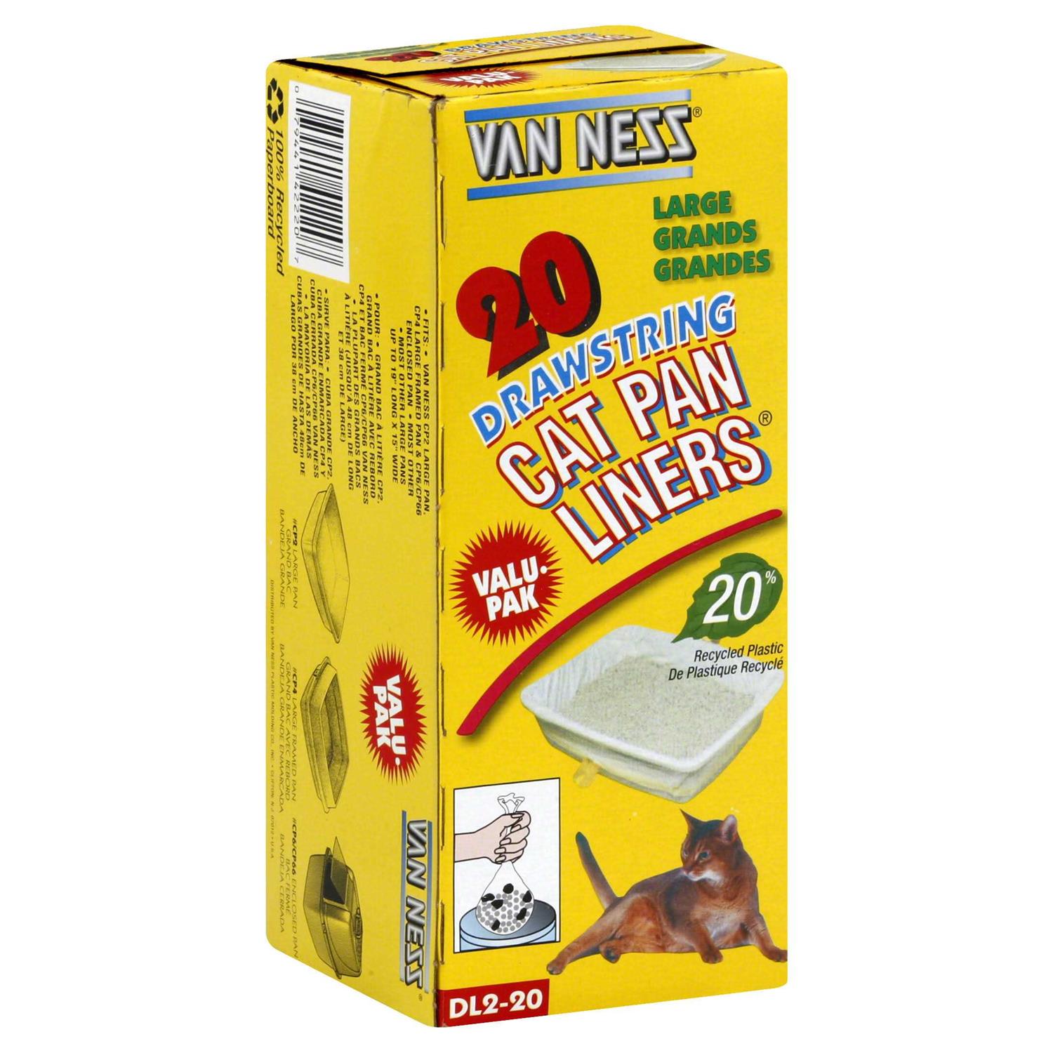 Van Ness Drawstring Cat Pan Liners - Pet Supplies online store