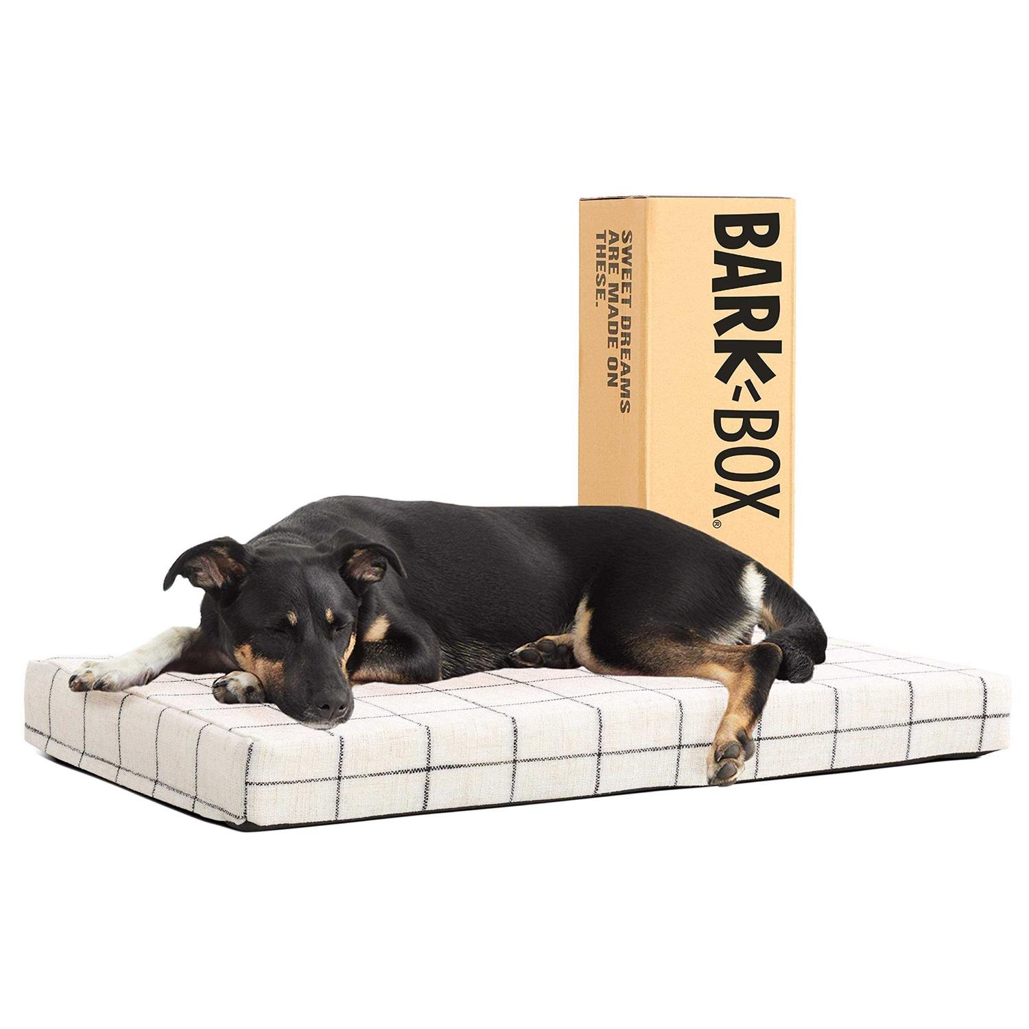 Barkbox Memory Foam Platform Dog Bed Plush Mattress for Orthopedic Joint Relief - Pet Supplies online store