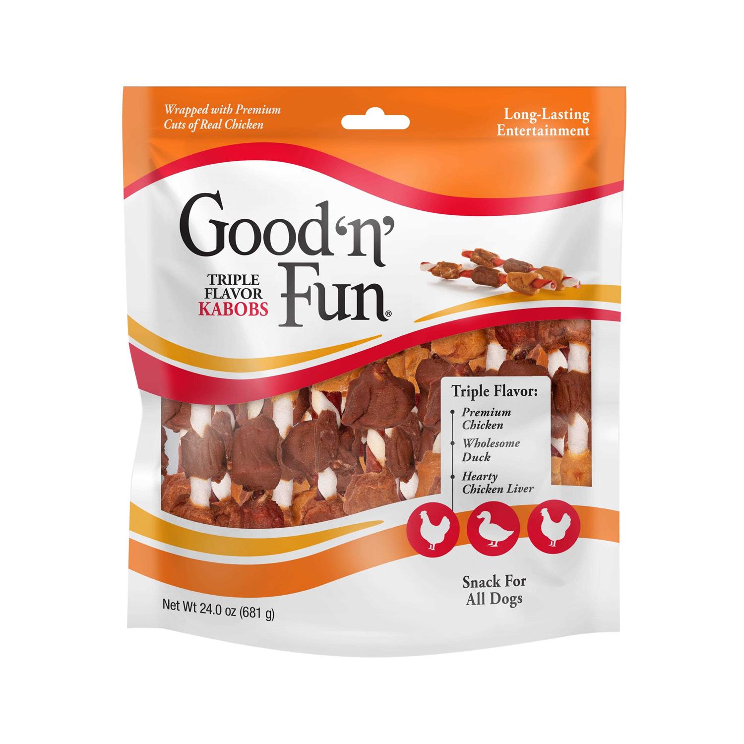 Good 'n' Fun Triple Flavor Kabobs - Pet Supplies online store