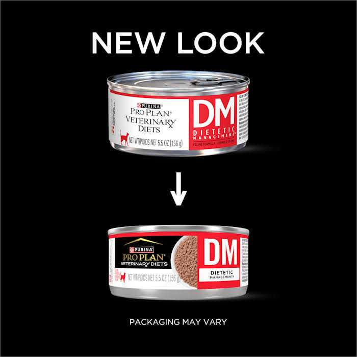 Purina Pro Plan Veterinary Diets Dm Dietetic Management Feline Formula Cat Food 5.5 Oz. Can - Pet Supplies online store