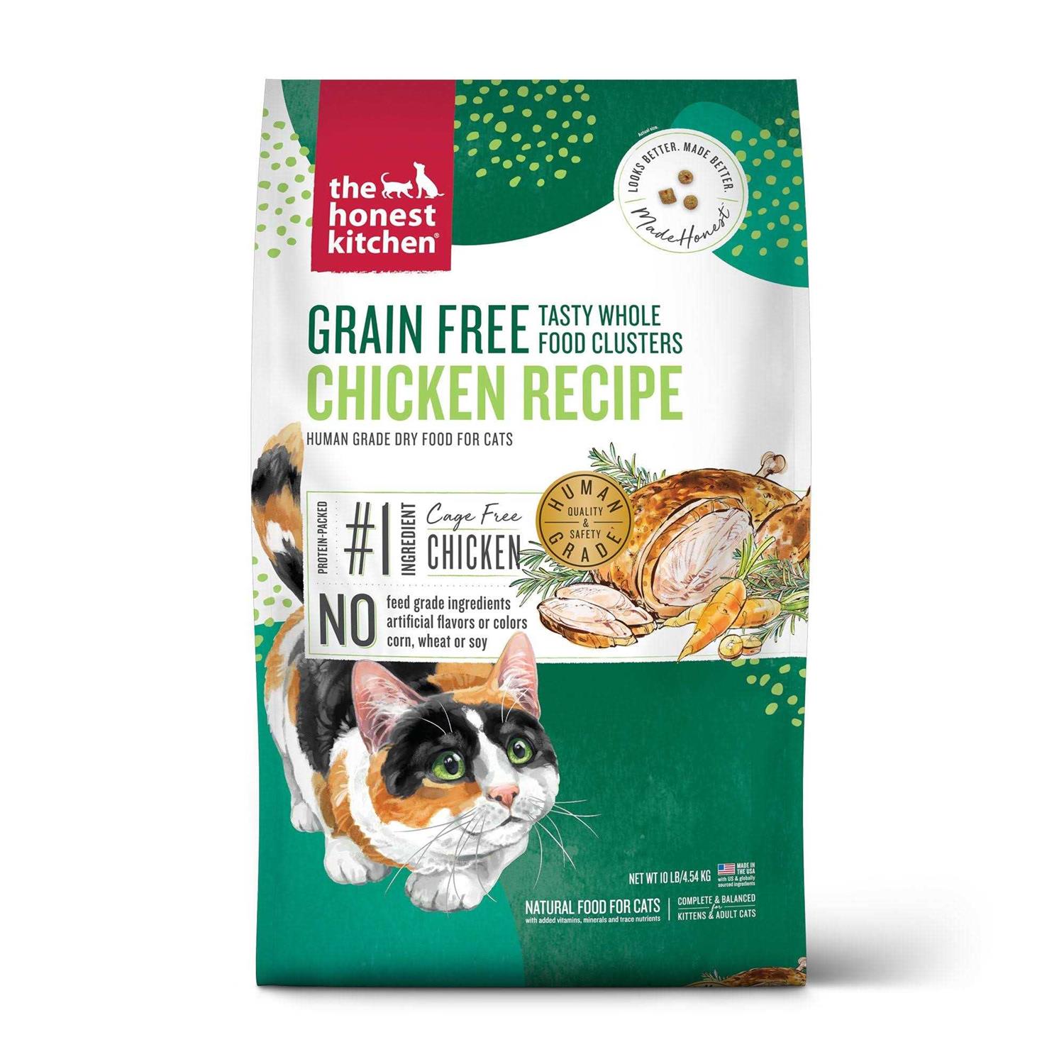 The Honest Kitchen Grain-Free Chicken Whole Food Clusters Dry Cat Food - Pet Supplies online store