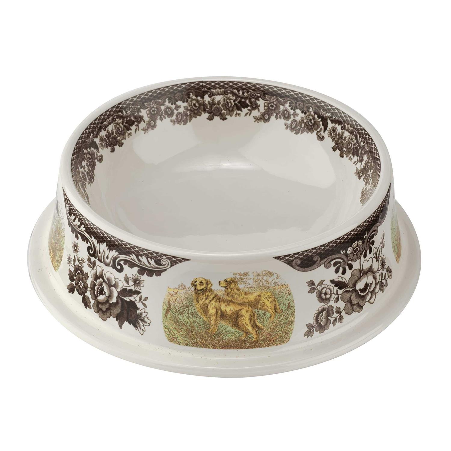 Spode Woodland Hunting Dogs Pet Bowl - Pet Supplies online store