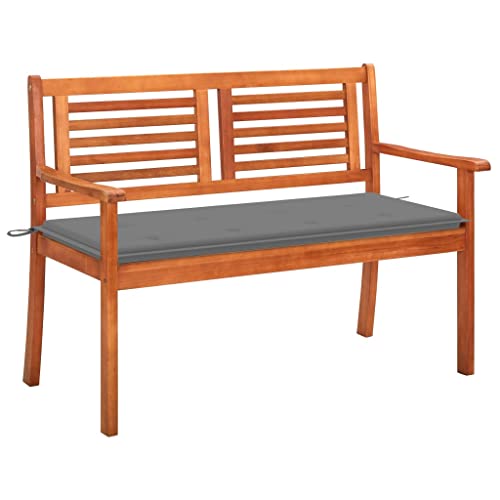 Porch Chair, Park Bench, Patio Bench, Wooden Garden Bench, All Weather Outdoor Sofa, Indoor/Outdoor Picnic Party Camping Dining Seat,2-Seater Patio Bench with Cushion 47.2