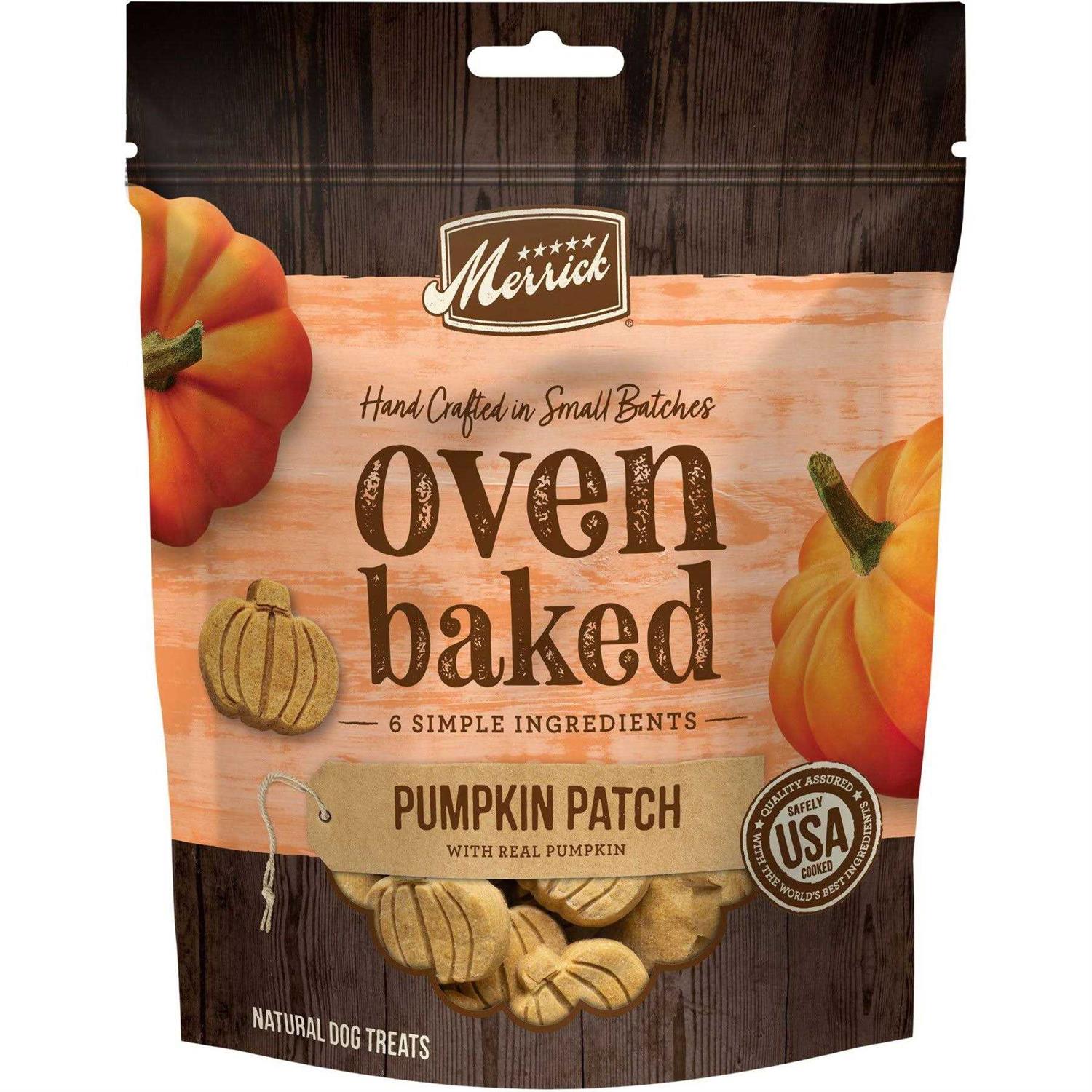 Merrick Oven Baked Pumpkin Patch Dog Treats - Pet Supplies online store