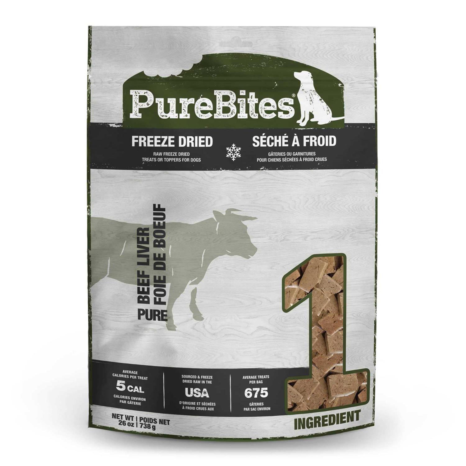 PureBites Freeze Dried Beef Liver Dog Treats - Pet Supplies online store