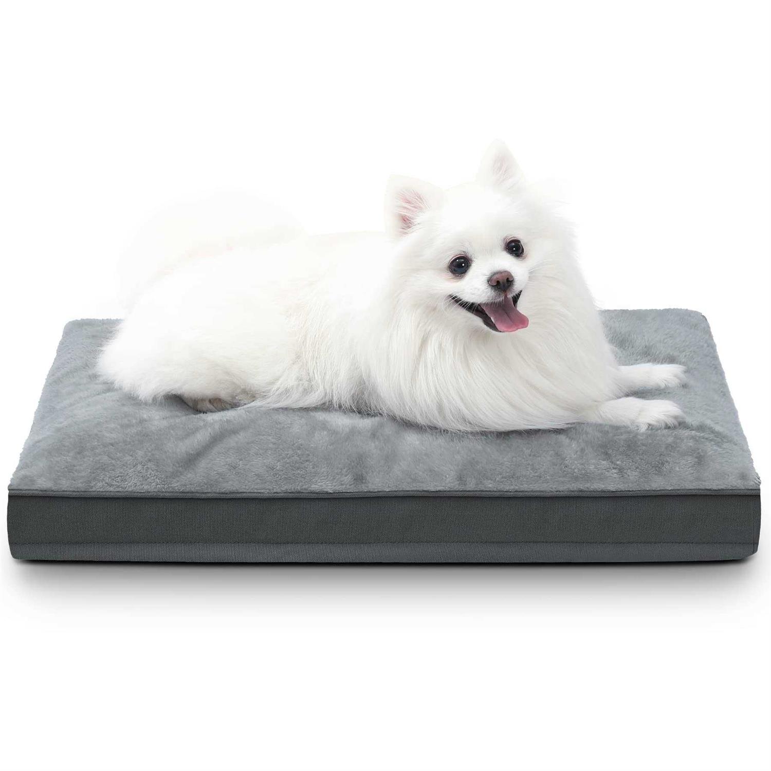 NUPIDA Dog Bed Waterproof Deluxe Plush Dog Beds with Removable Washable Cover Anti-Slip Bottom Pet Sleeping Mattress for Large - Pet Supplies online store