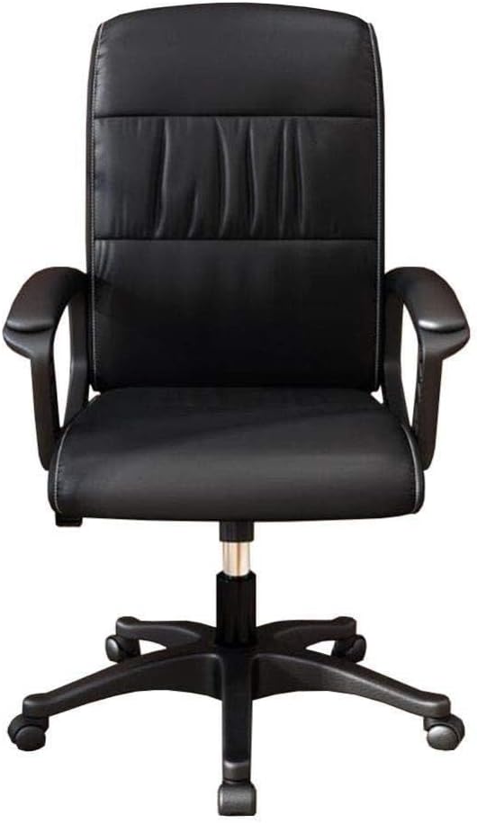 Office Chair Personalized Stylish Office Swivel, Chair High Back Boss Chair, Pu Seat Armrest Computer Desk and Chair Height Adjustment Office Chairs for Home Lofty Ambition