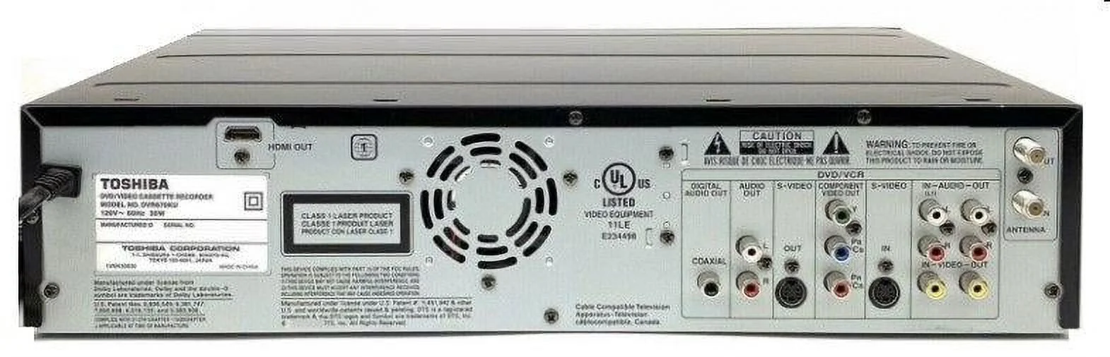 Toshiba DVR620 - DVD Recorder/VCR Combo