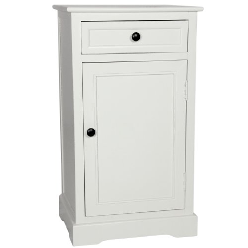 Oriental Furniture Classic Design Nightstand - White