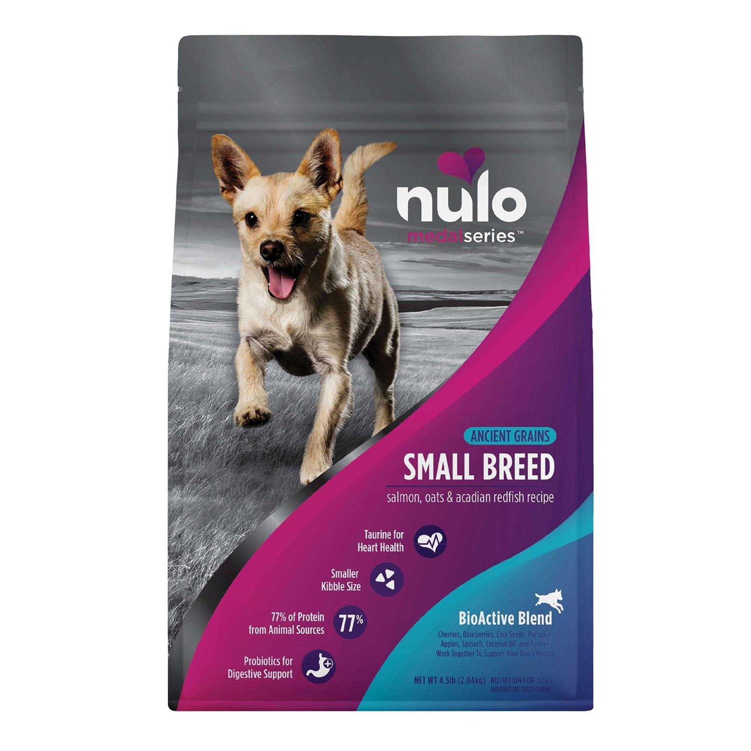 Nulo MedalSeries Ancient Grains Salmon Oats & Acadian Redfish Small Breed Dry Dog Food - Pet Supplies online store