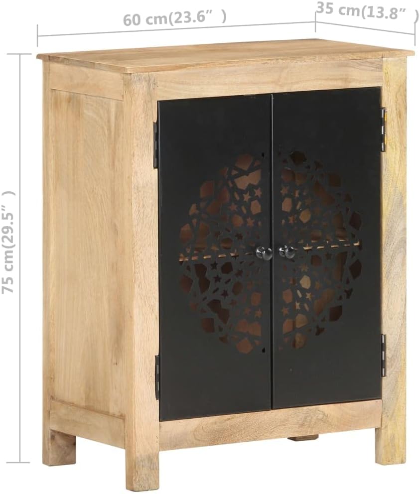 Sideboard, Bathroom Storage Bedroom Dresser Pantry Cabinet Storage Cabinet Suitable for Living Room Entryway Small Spaces Home, 23.6