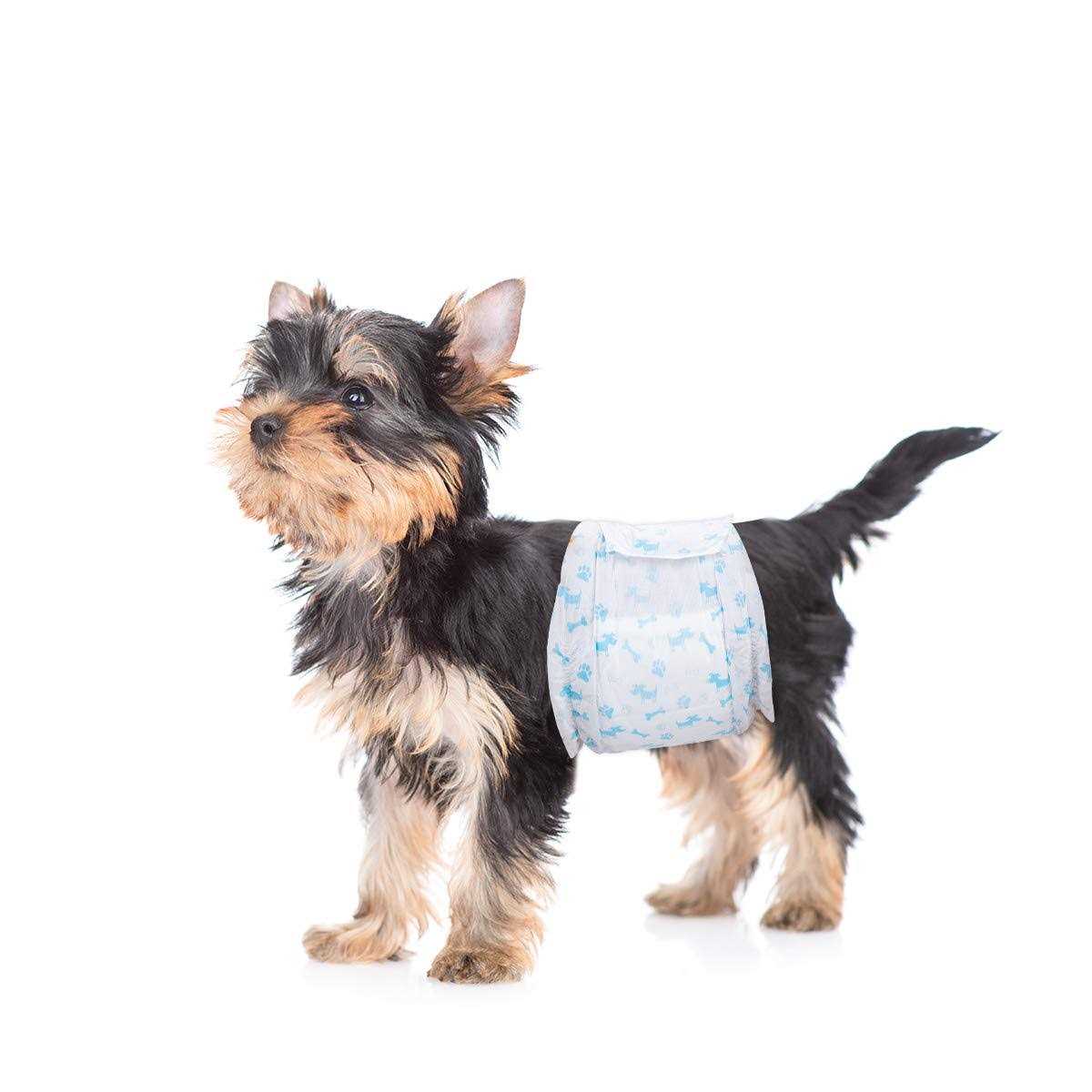 Flying Paws Male Dog Diapers Absorbent Male Dog Wraps Belly Bands for Male Dogs with Leak Protection, Excitable Urination, Incontinence, or Male - Pet Supplies online store