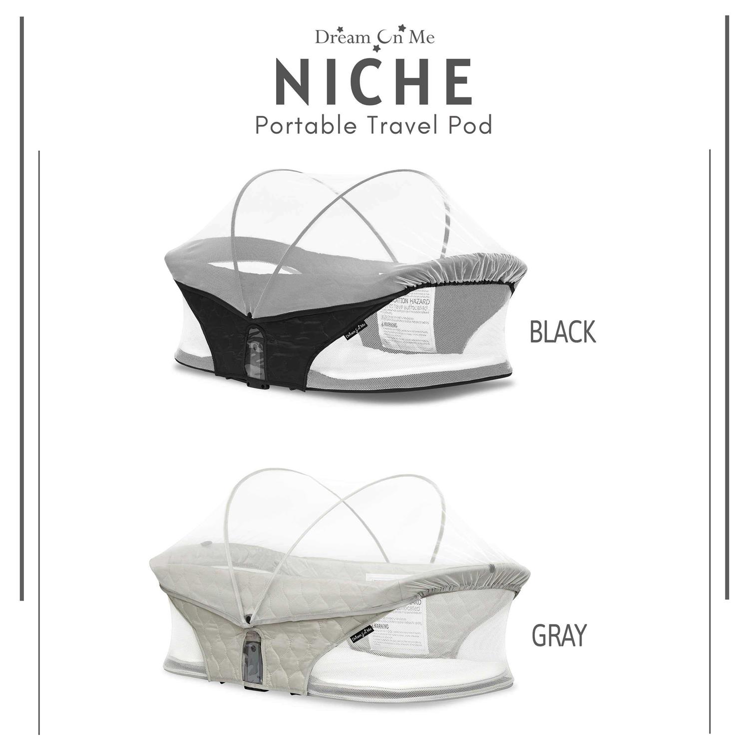 Dream On Me Niche On The Go Portable Travel Pod - Pet Supplies online store