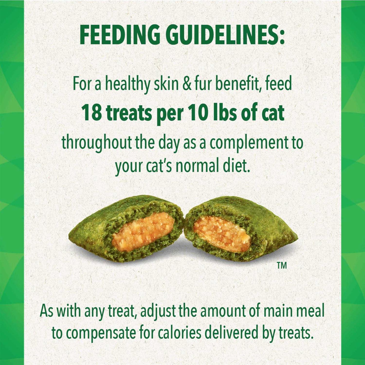Greenies Feline Smartbites Skin & Fur Salmon Dental Cat Treats - Pet Supplies online store