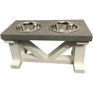 Bearwood Essentials Farmhouse Elevated Dog Feeder - Pet Supplies online store