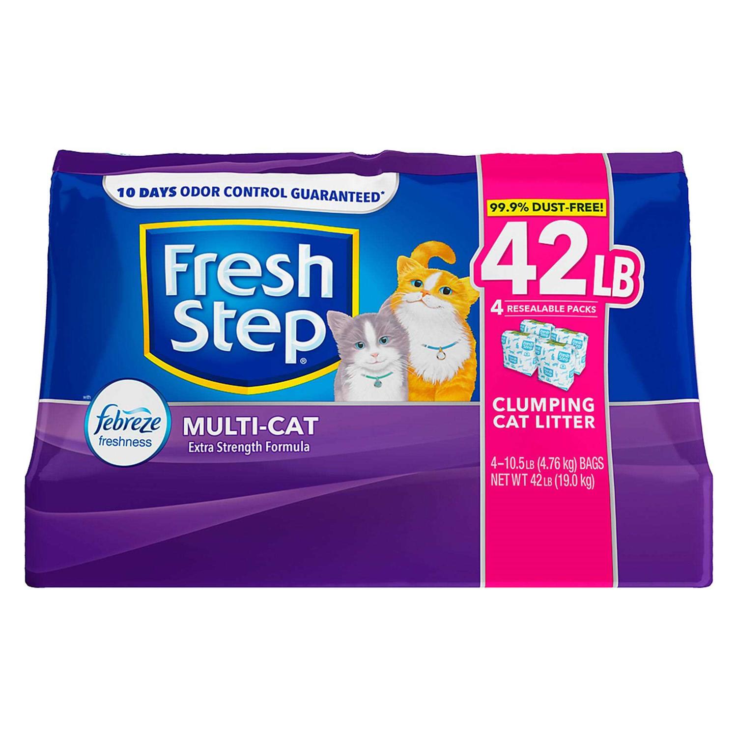 Fresh Step Febreze Scented Multi-Cat Litter - Pet Supplies online store