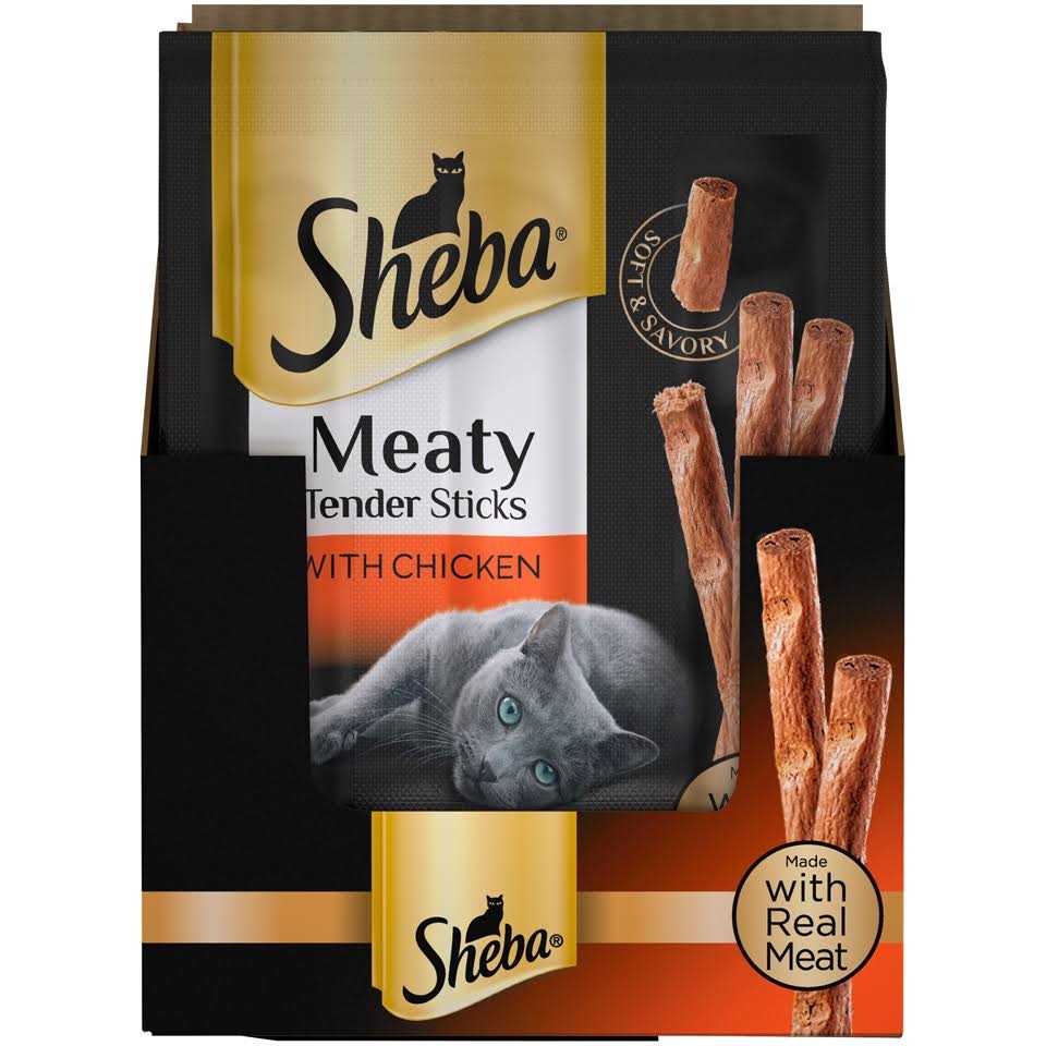 Sheba Cat Treats Meaty Tender Sticks - Pet Supplies online store