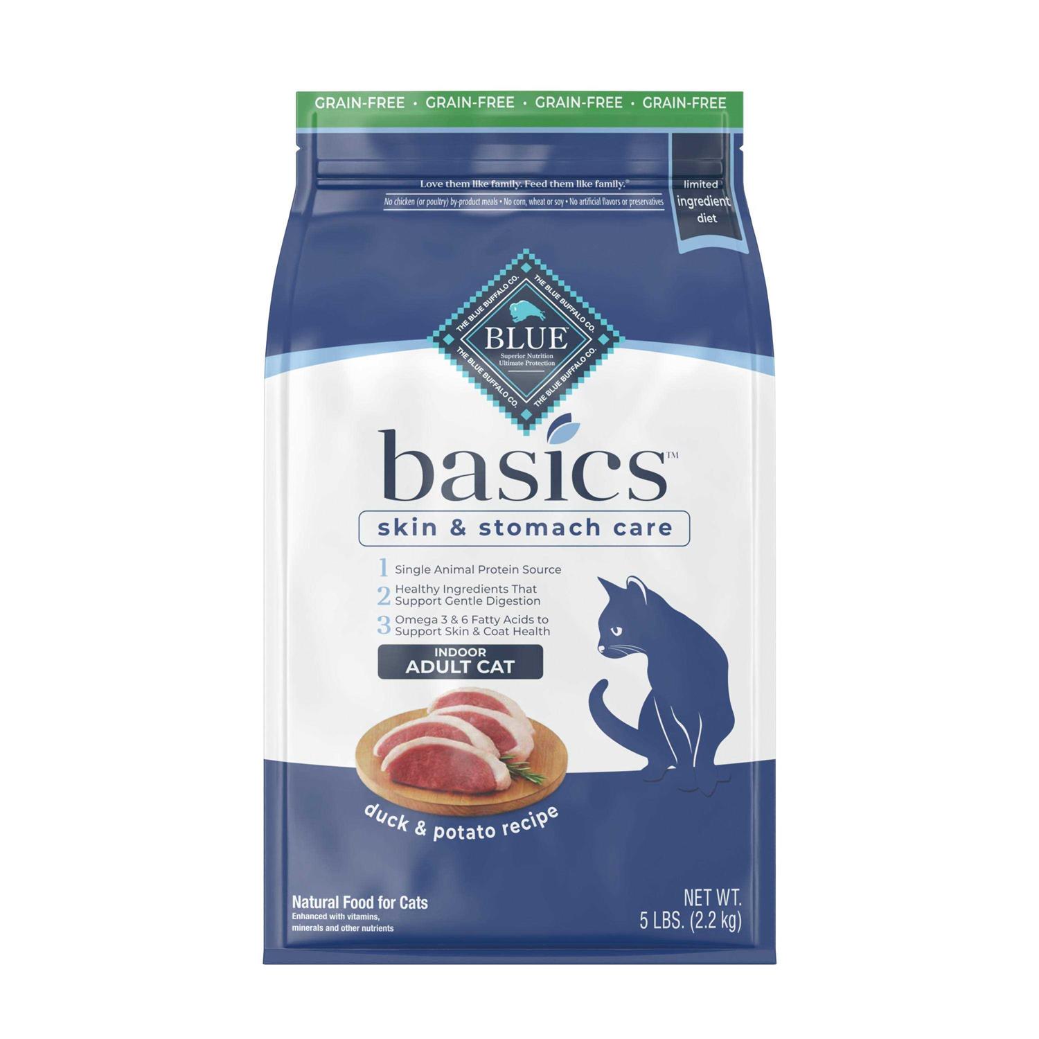 BLUE Basics Grain-Free Adult Indoor Dry Cat Food - Pet Supplies online store