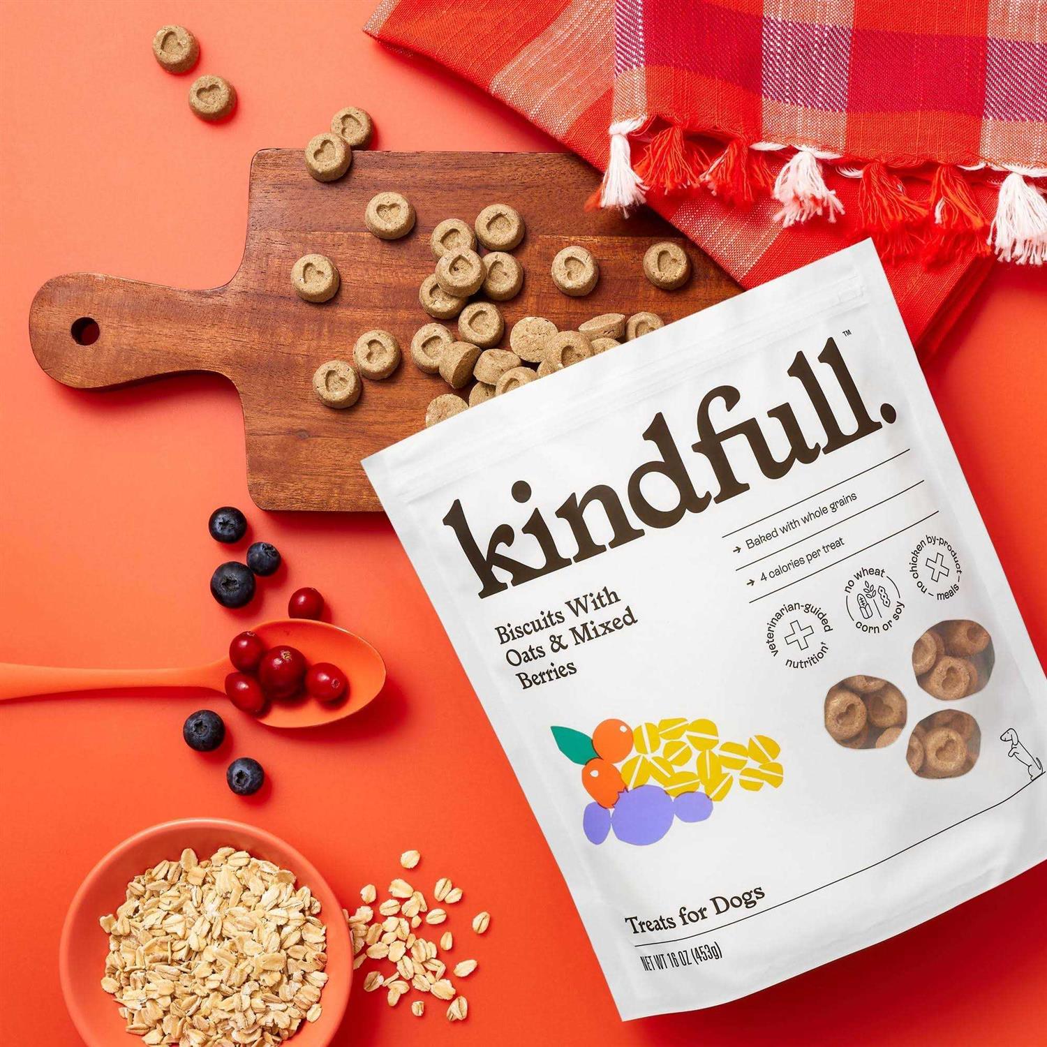 Kindfull Biscuit with Oats and Real Dog Treats - Pet Supplies online store