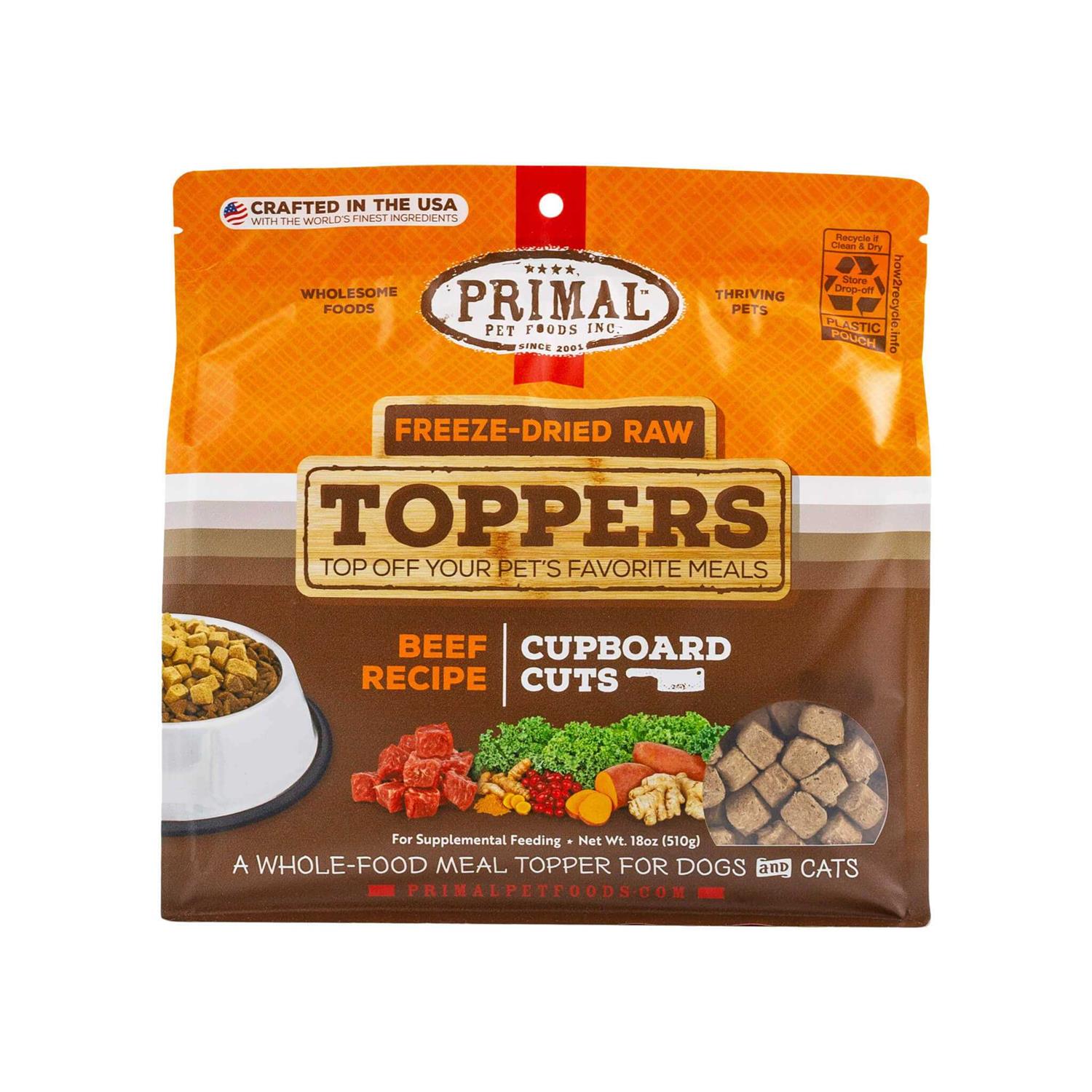 Primal Freeze Dried Cupboard Cuts Beef - Pet Supplies online store