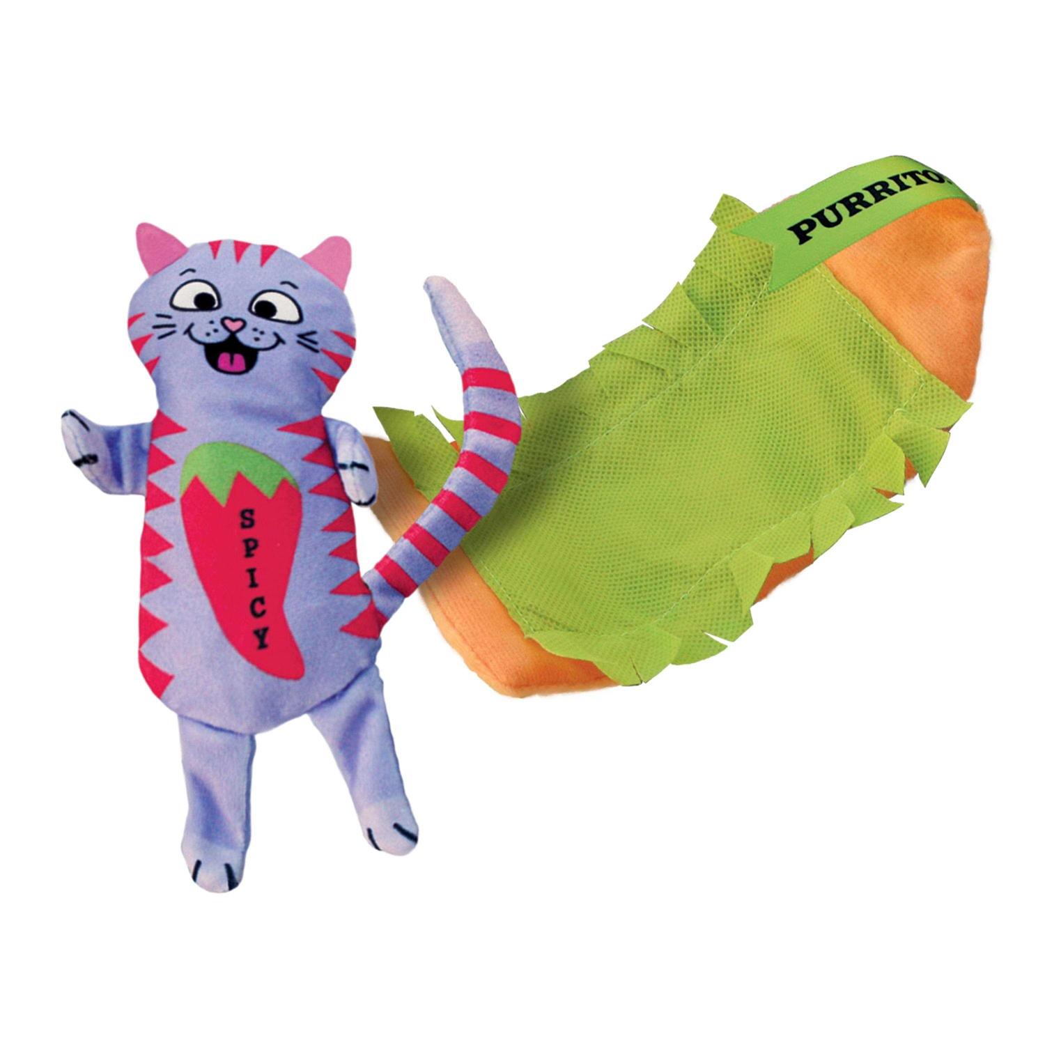 Kong Pull-A-Partz Purrito Cat Toy - Pet Supplies online store