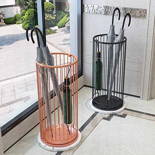 Umbrella Stand,Umbrella Stand at Home Entrance Corridor with Solid Marble Base,Can Store Long and Short Umbrellas/White