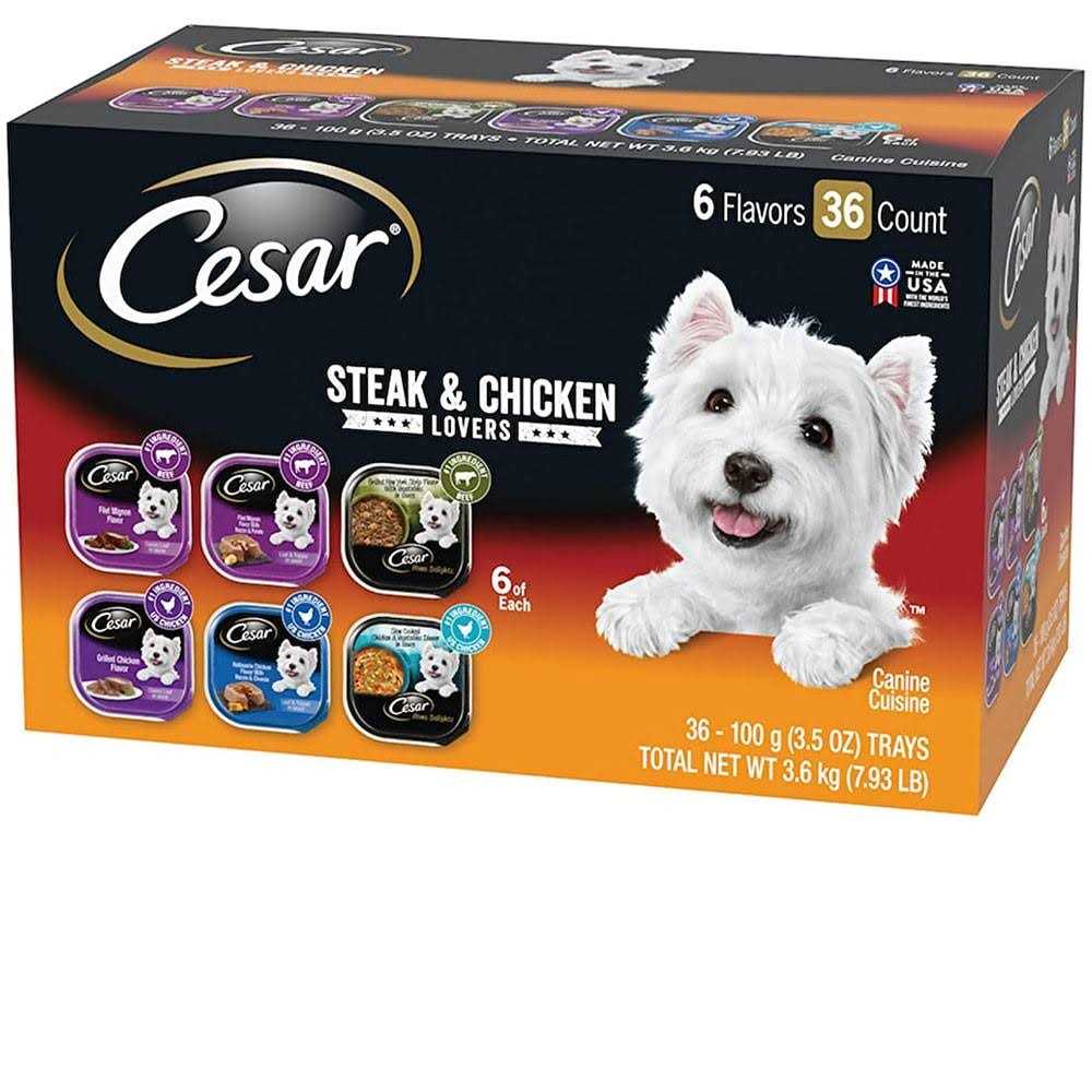 Cesar Steak & Poultry Lovers Variety Pack Dog Food Trays - Pet Supplies online store