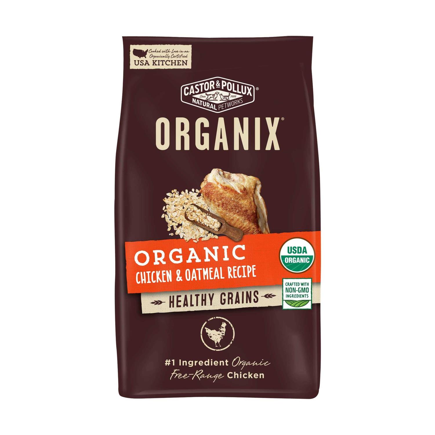 Castor & Pollux Organix Organic Chicken Recipe Dry Dog Food - Pet Supplies online store