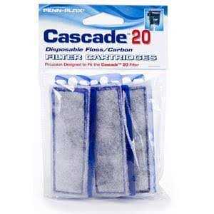 Cascade 300 Disposable Floss & Carbon Power Filter Cartridges - Pet Supplies online store