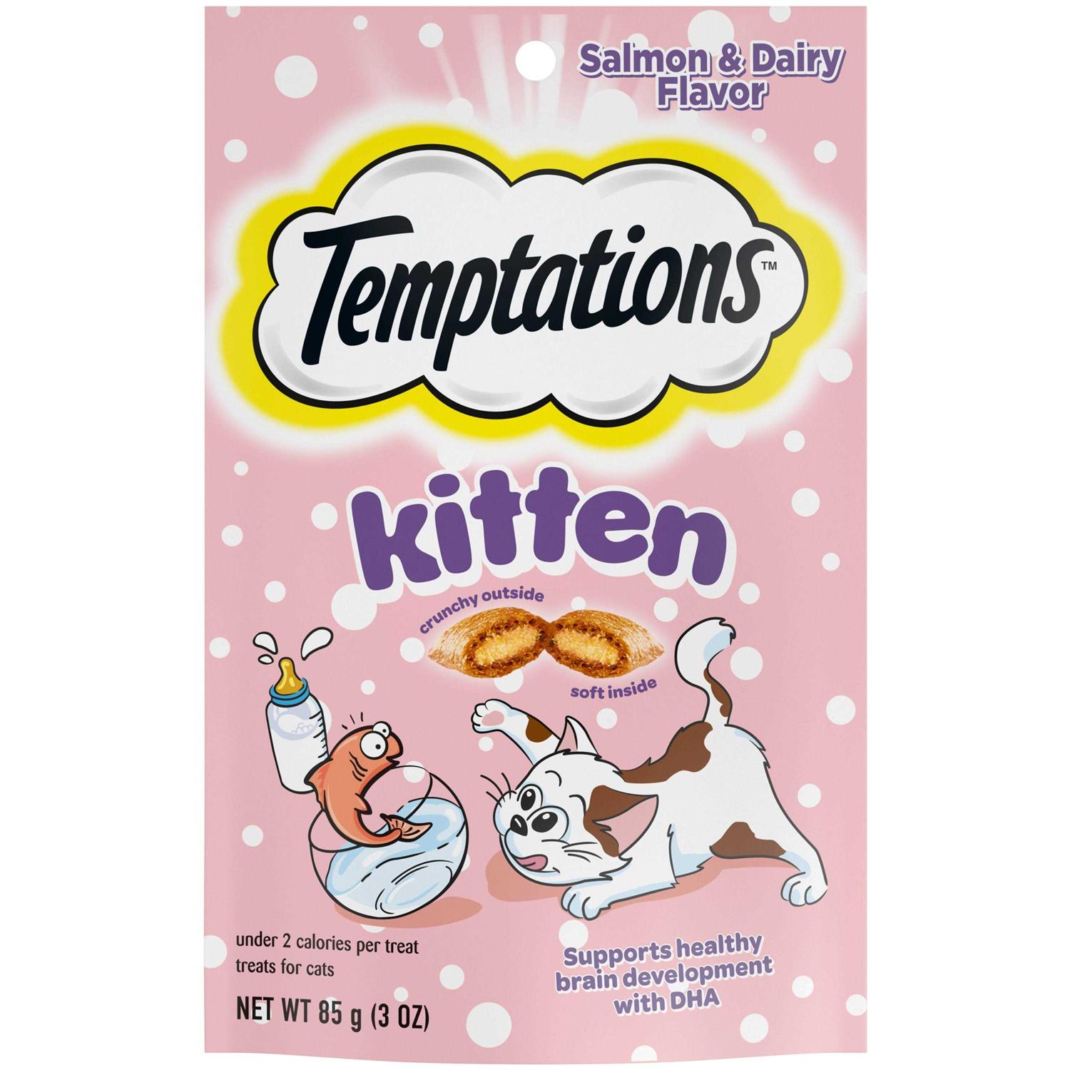 Temptations Crunchy and Soft Kitten Treats Dairy Flavor - Pet Supplies online store