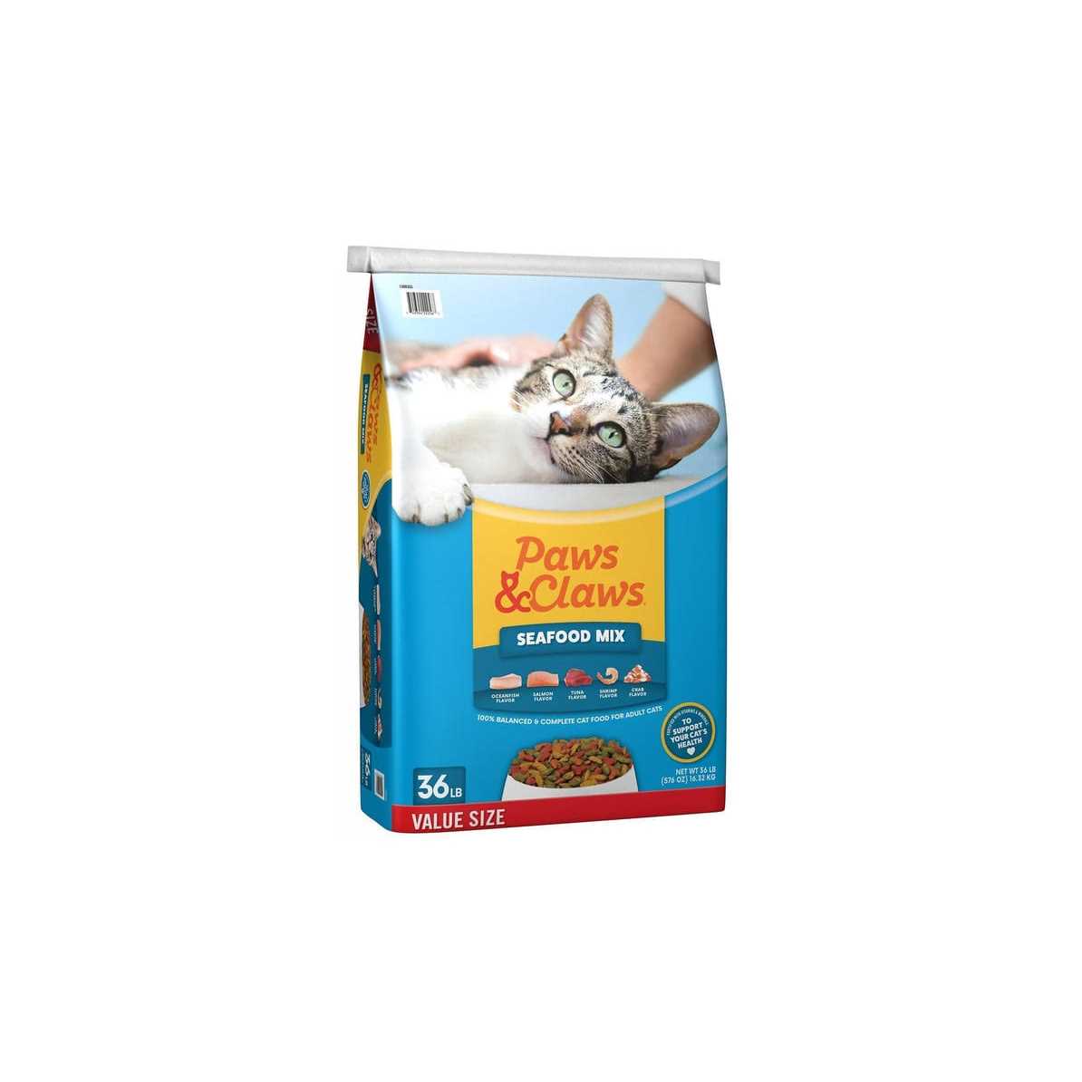 Paws & Claws Adult Seafood Mix Recipe Dry Cat Food - Pet Supplies online store