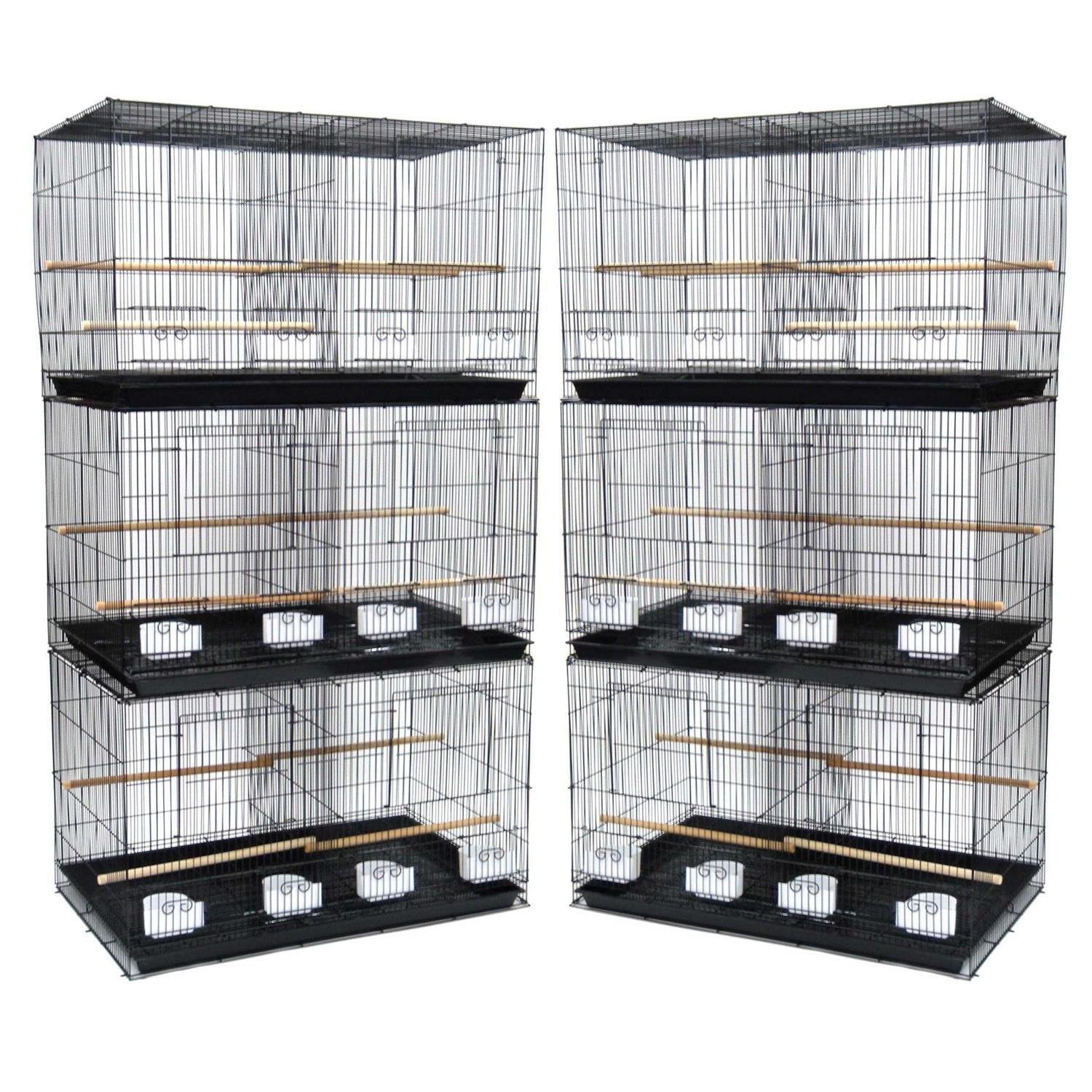 YML Lot of 6 Small Breeding Cages Black - Pet Supplies online store