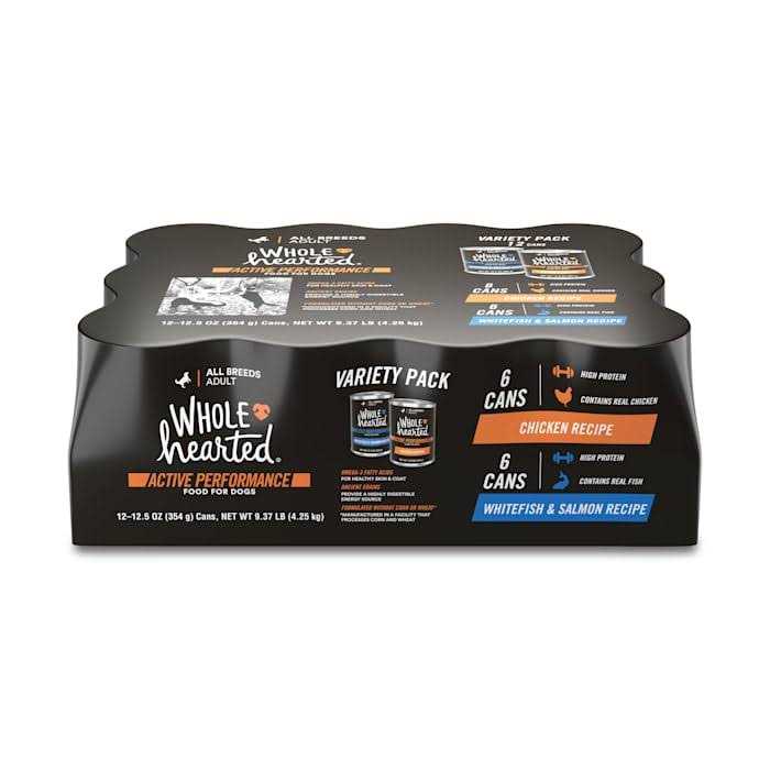 WholeHearted Active Performance Variety Pack Wet Dog Food - Pet Supplies online store