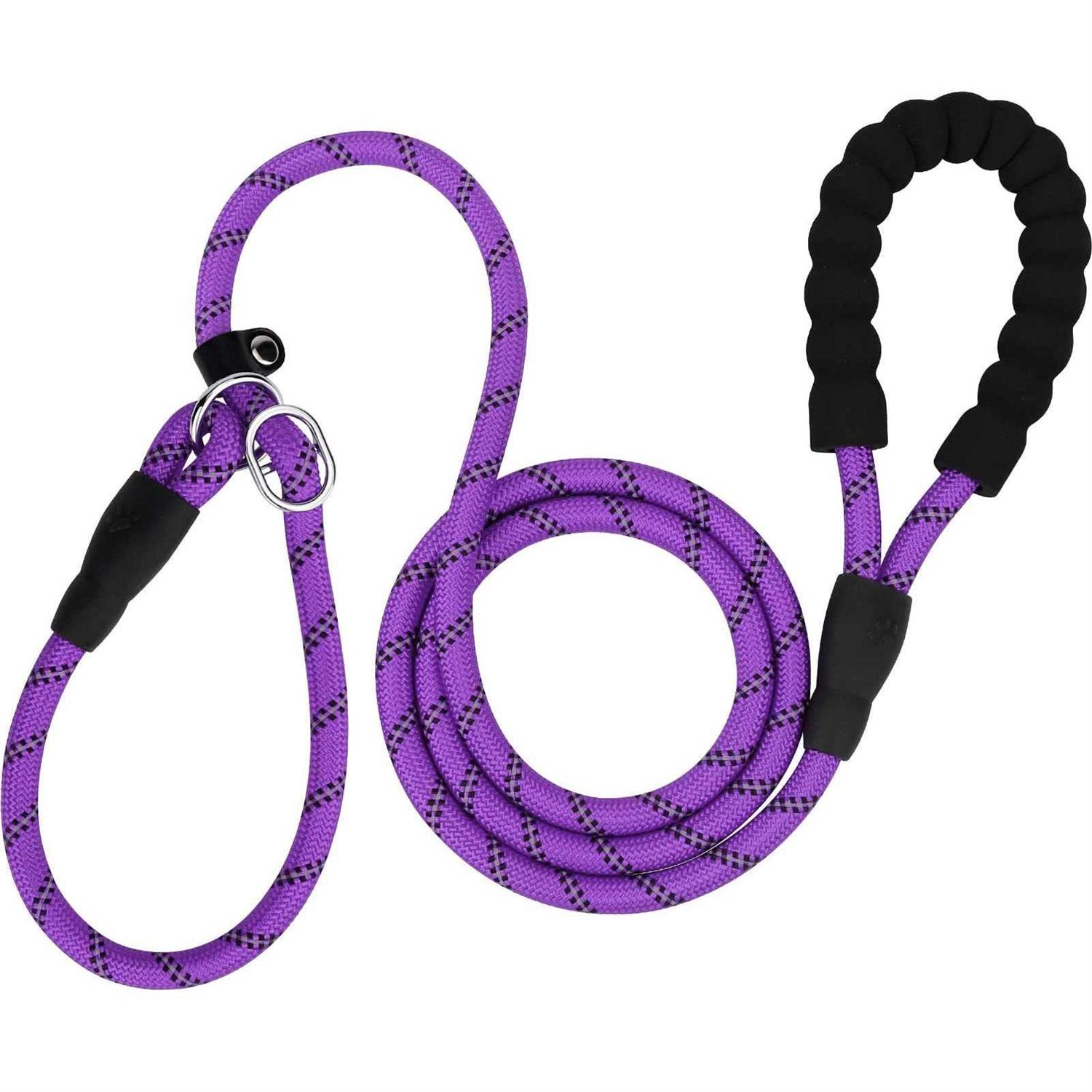TagME 6 FT Slip Lead Dog Leash,12 colors,Reflective Strong Rope Slip Leash with Padded Handle,Durable No Pulling Pet Training Leash Dogs - Pet Supplies online store