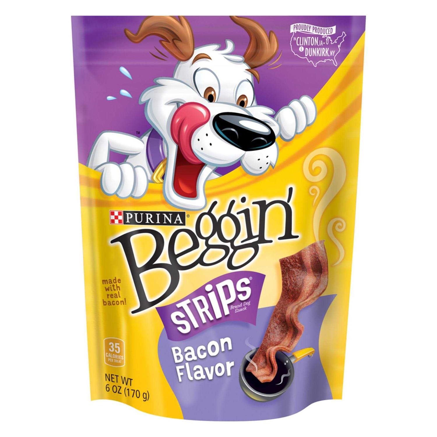 Purina Beggin Bacon Strips Dog Treats - Pet Supplies online store