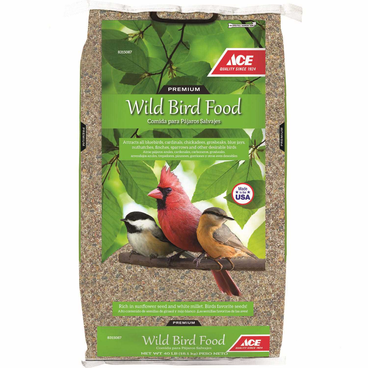 Ace Wild Bird Food 40lb - Pet Supplies online store