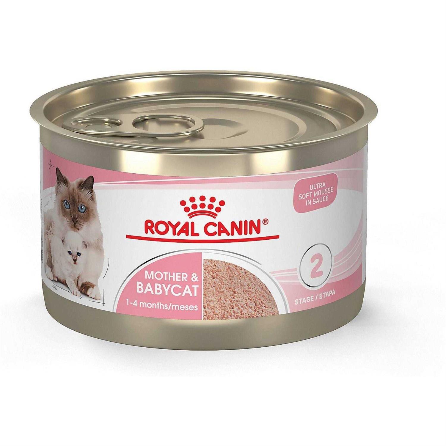 Royal Canin Feline Health Nutrition Mother & Babycat Ultra Soft Mousse in Sauce Canned Cat Food - Pet Supplies online store